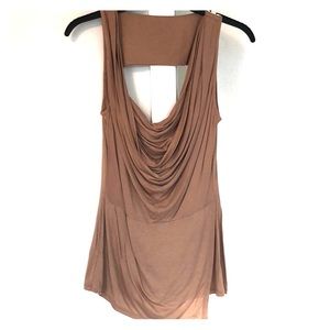BCBG cowl neck tank top
